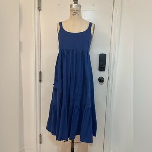 Birds of North America Linen Midi Dress